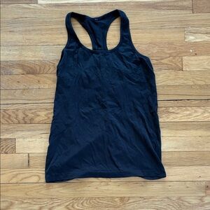 Lululemon Swiftly Tank Womens 12 Black Racerback Performance Breathable Athletic